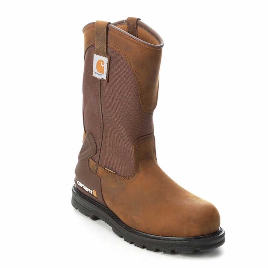 Boots * | Men'S Carhartt, 11In Waterproof Wellington Steel Toe Boot