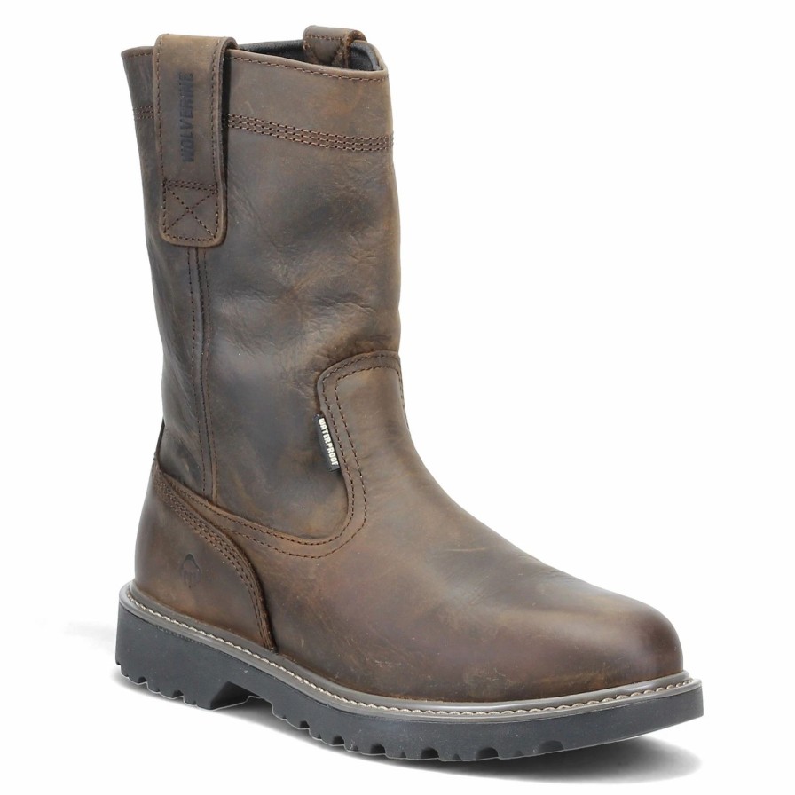 Boots * | Men'S Wolverine Boots, Floorhand Wellington 10In Soft Toe Work Boot