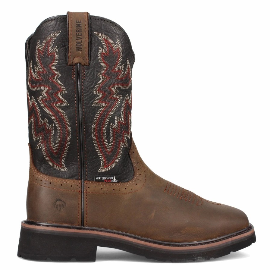 Boots * | Men'S Wolverine Boots, Rancher Waterproof Wellington Boot