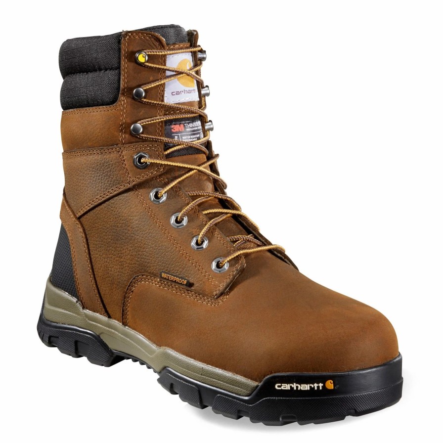 Boots * | Men'S Carhartt, Ground Force Wp Ins 8 In Ct Boot