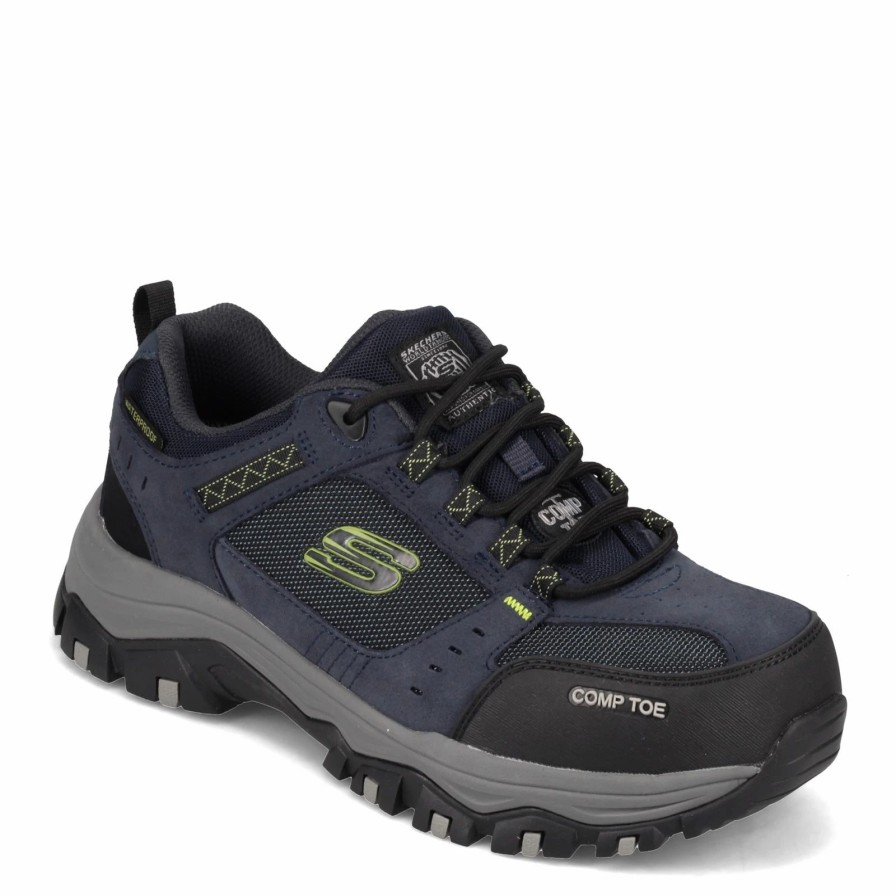 Sneakers * | Skechers Work Men'S Skechers, Greetah Comp Toe Work Shoe Wide Width