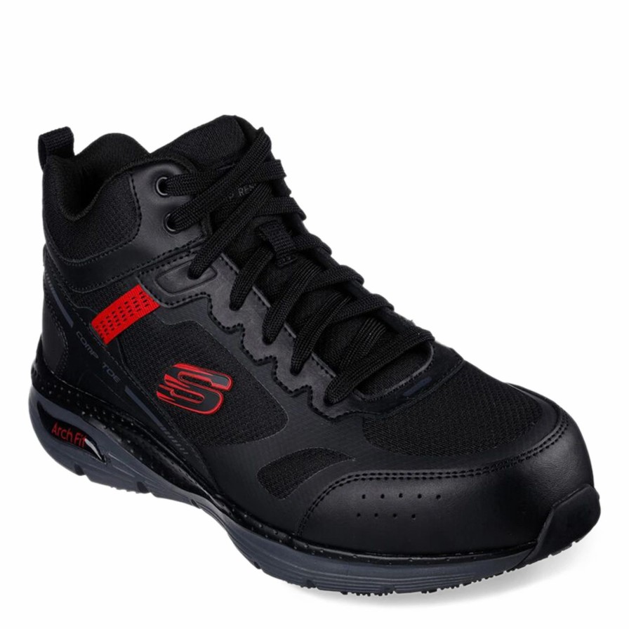 Boots * | Skechers Work Men'S Skechers, Arch Fit Sr Bensen Work Boot