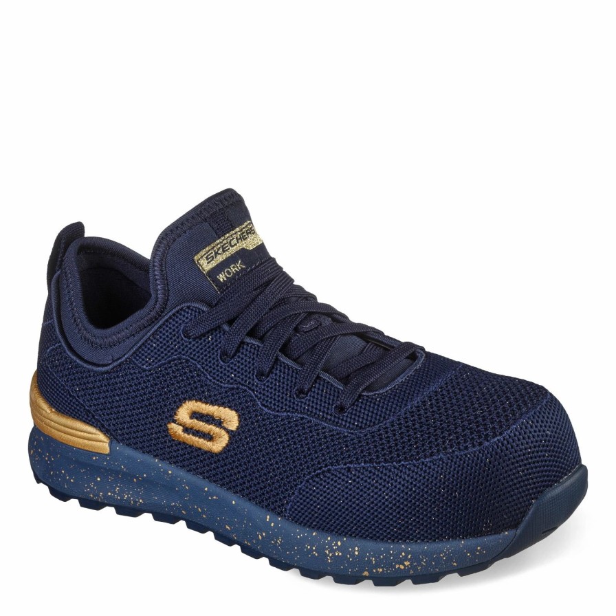 Sneakers * | Women'S Skechers Work, Bulklin Balran Comp Toe Work Shoe