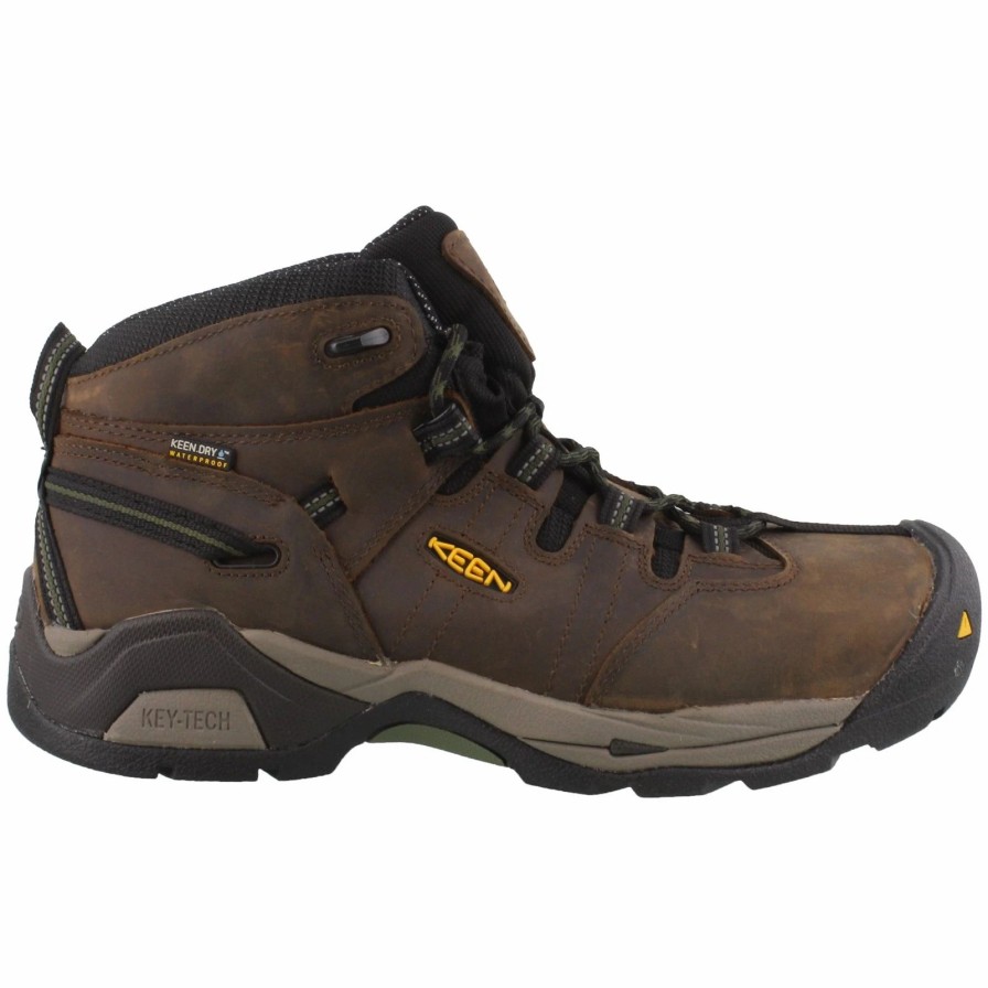 Boots * | Keen Utility Men'S Keen, Detroit Xt Mid Steel Toe Waterproof Boot