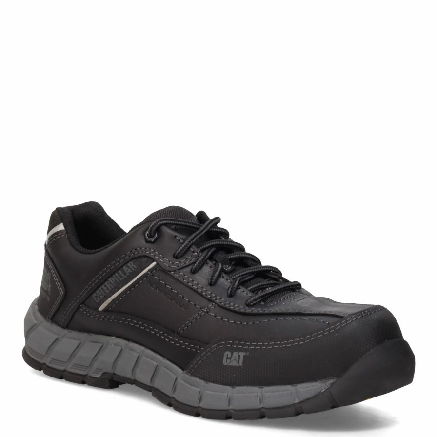 Sneakers * | Men'S Caterpillar, Streamline Leather Work Shoe