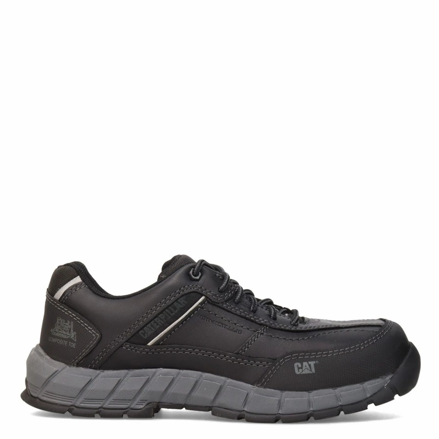 Sneakers * | Men'S Caterpillar, Streamline Leather Work Shoe