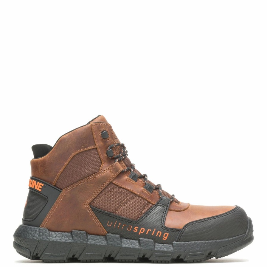 Boots * | Men'S Wolverine, Rev Ultraspring Durashocks Vent Composite Toe Boot