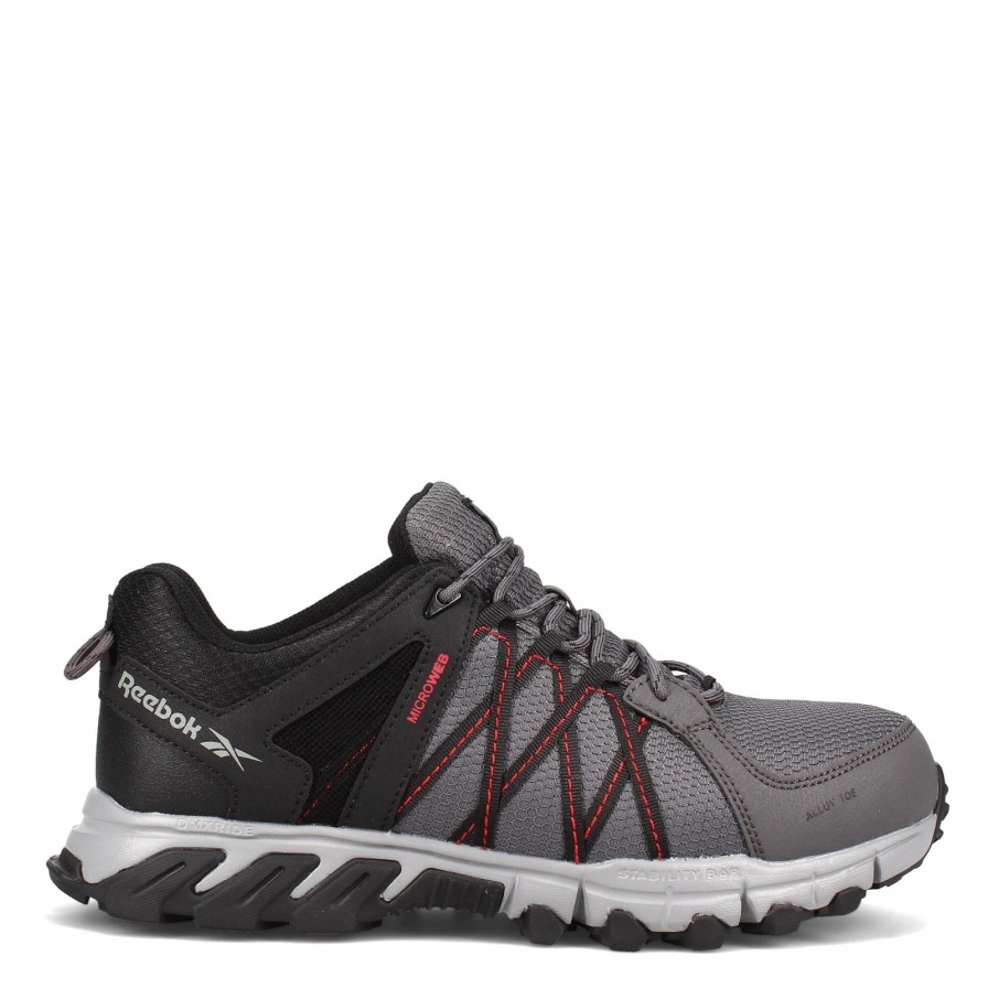 Sneakers * | Men'S Reebok Work, Trail Grip Low Work Shoe