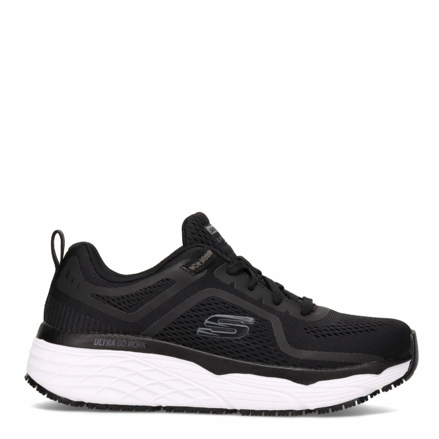 Sneakers * | Women'S Skechers Work, Max Cushioning Elite Sr Banham Work Shoe