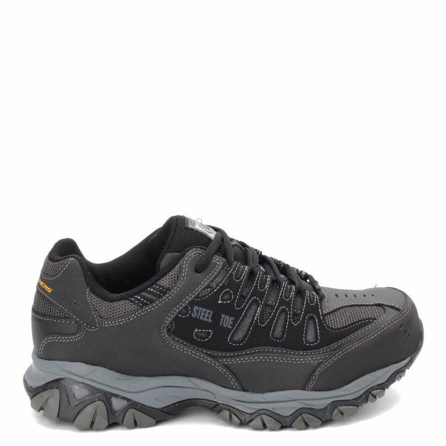 Sneakers * | Skechers Work Men'S Skechers, Relaxed Fit: Cankton St Work Shoe