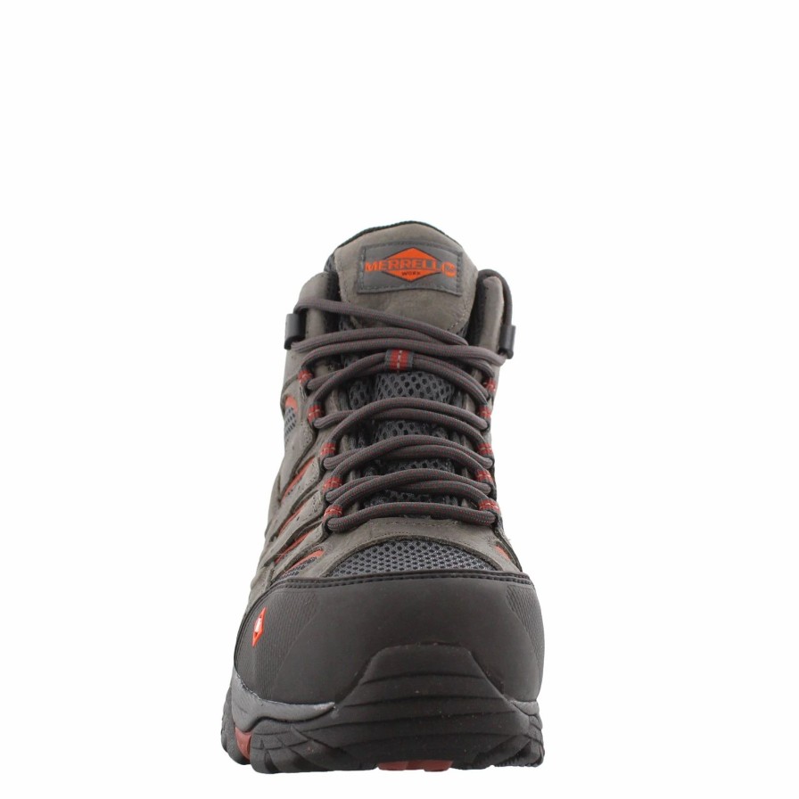 Boots * | Men'S Merrell, Moab Vertex Mid Waterproof Comp Toe