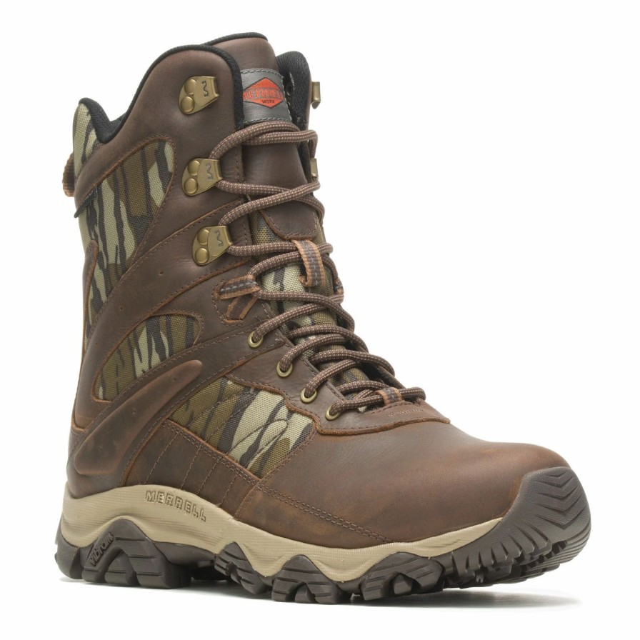 Boots * | Men'S Merrell, Moab 2 Timber 8In Waterproof Boot