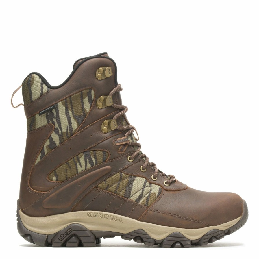 Boots * | Men'S Merrell, Moab 2 Timber 8In Waterproof Boot