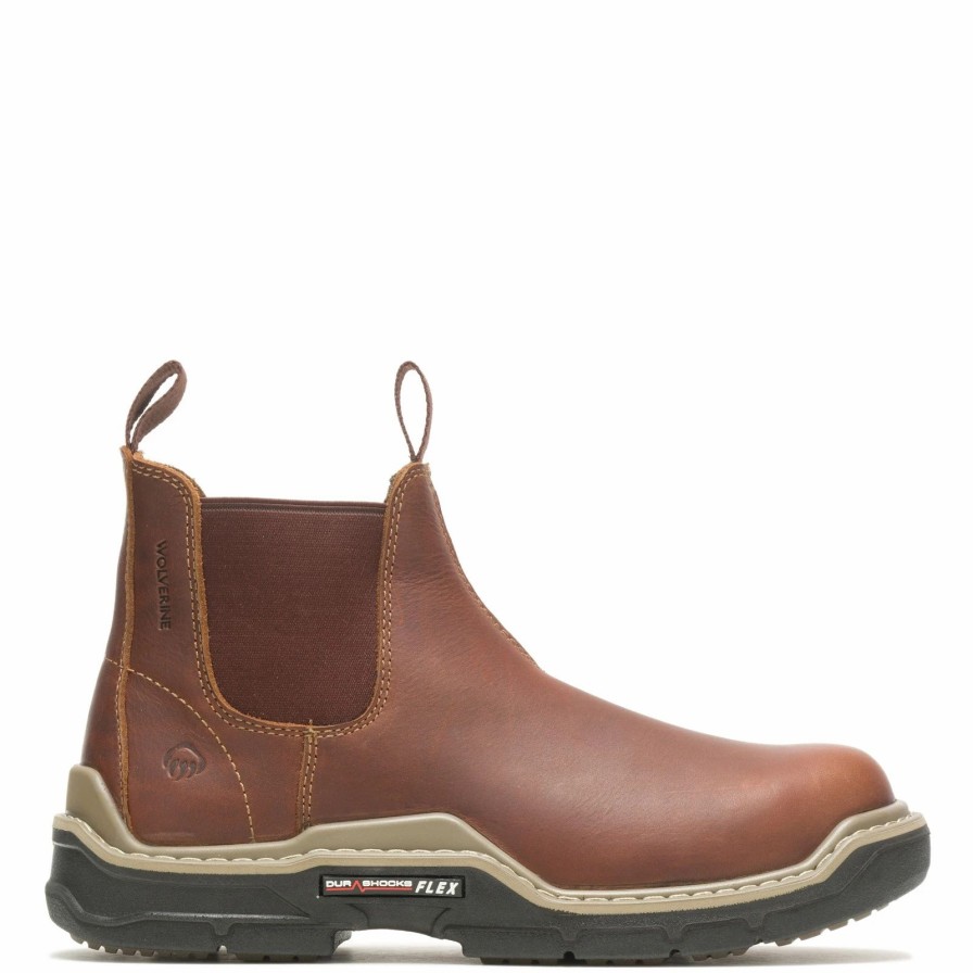 Boots * | Men'S Wolverine Boots, Raider Durashocks Romeo Soft Toe Work Boot