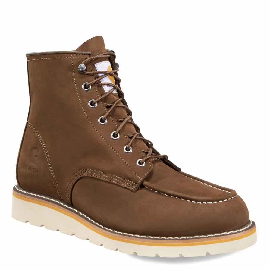 Boots * | Men'S Carhartt, 6 Inch Moc Soft Toe Wedge Work Boot