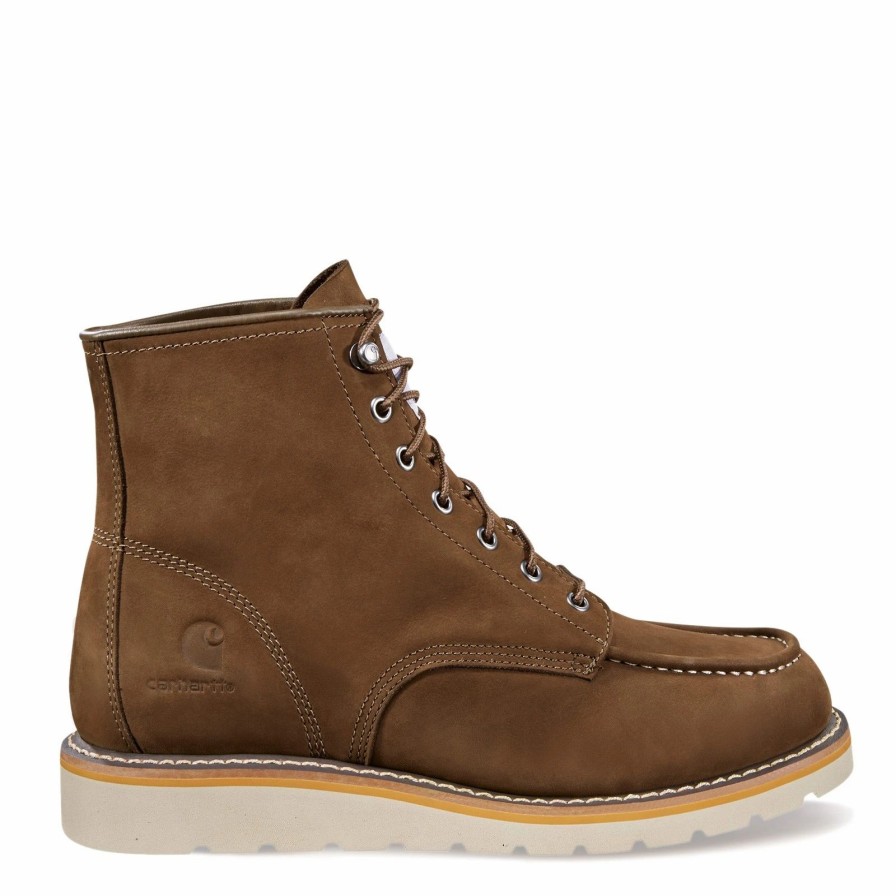 Boots * | Men'S Carhartt, 6 Inch Moc Soft Toe Wedge Work Boot