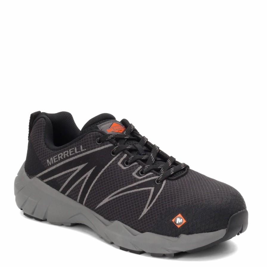 Sneakers * | Men'S Merrell Work, Fullbench 55 Alloy Toe Work Shoe