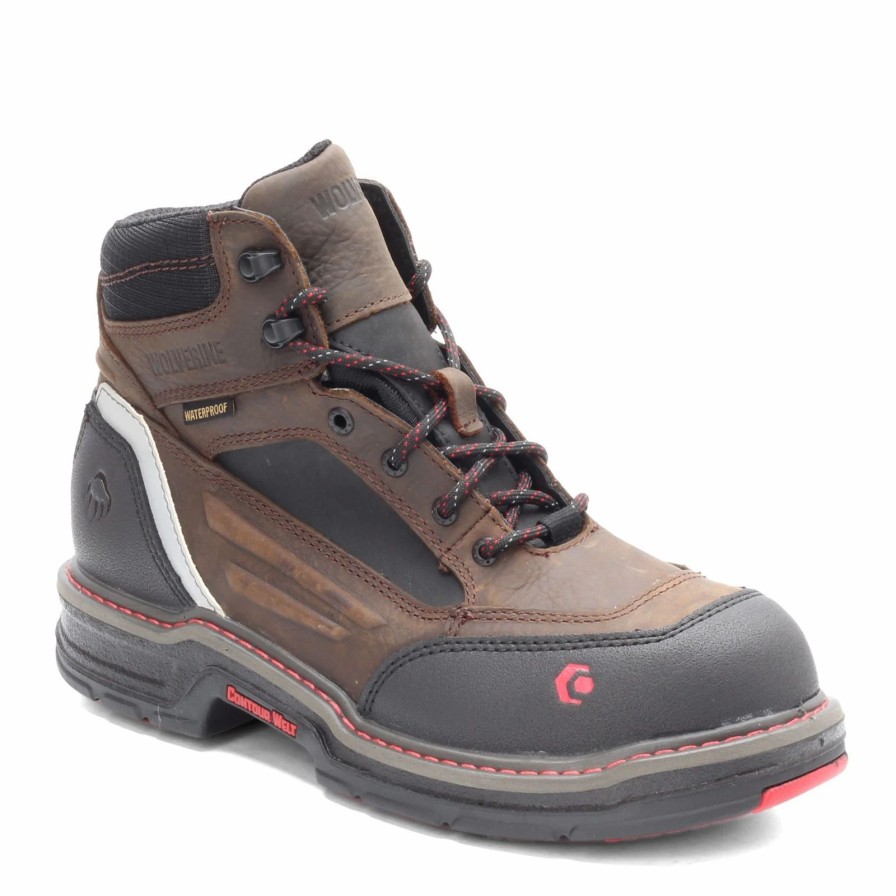 Boots * | Men'S Wolverine Boots, Overman Waterproof Carbonmax Work Boot