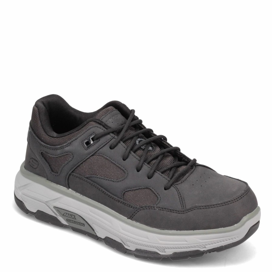 Sneakers * | Skechers Work Men'S Skechers, Max Stout Alloy Toe Work Shoe