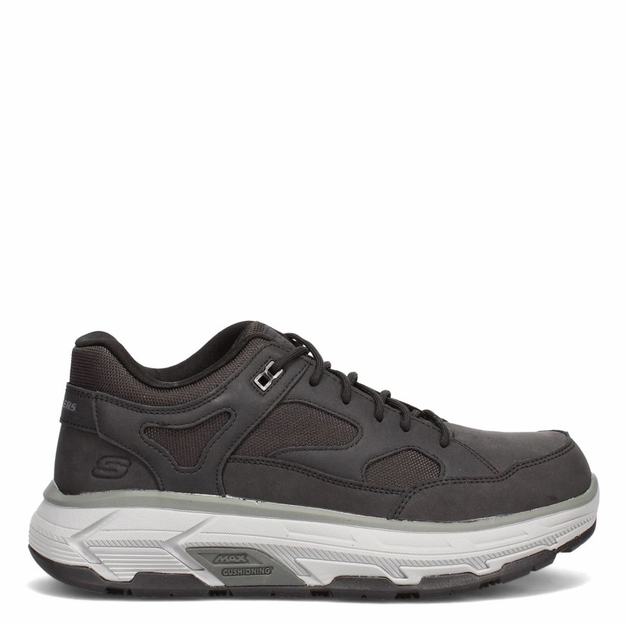 Sneakers * | Skechers Work Men'S Skechers, Max Stout Alloy Toe Work Shoe