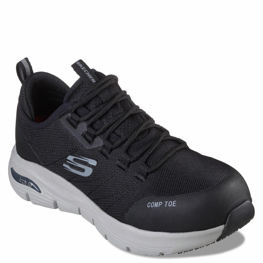 Sneakers * | Women'S Skechers Work, Arch Fit Ebinal Sr Composite Toe Sneaker