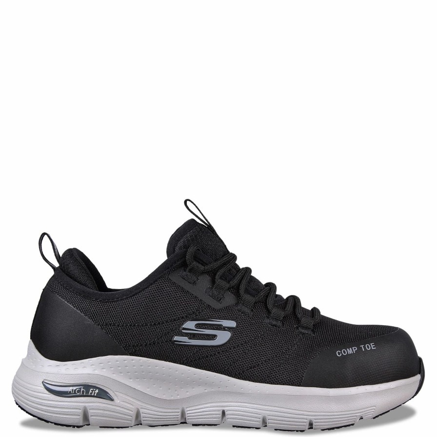 Sneakers * | Women'S Skechers Work, Arch Fit Ebinal Sr Composite Toe Sneaker