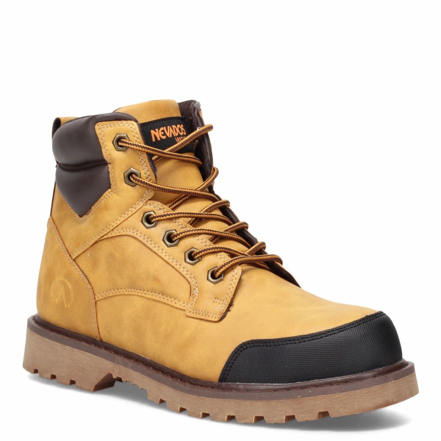 Boots * | Men'S Nevados, Cross Brace Steel Toe Work Boot