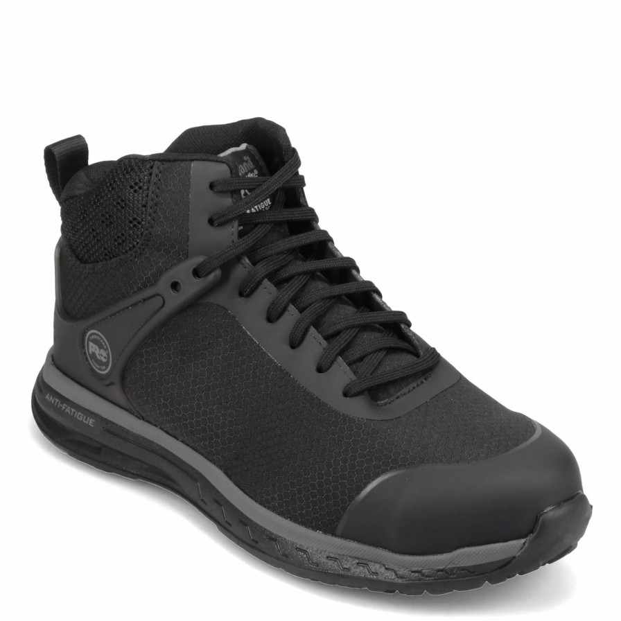 Boots * | Men'S Timberland Pro, Drivetrain Mid Nt Composite Safety Toe Work Shoe