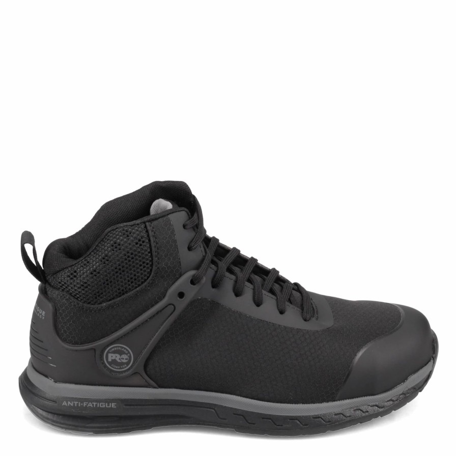 Boots * | Men'S Timberland Pro, Drivetrain Mid Nt Composite Safety Toe Work Shoe