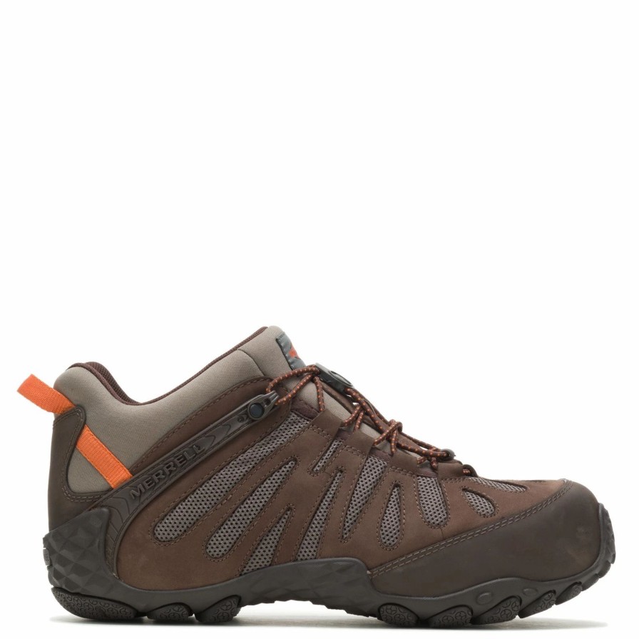 Boots * | Men'S Merrell, Chameleon Flux Stretch Cf Work Shoe