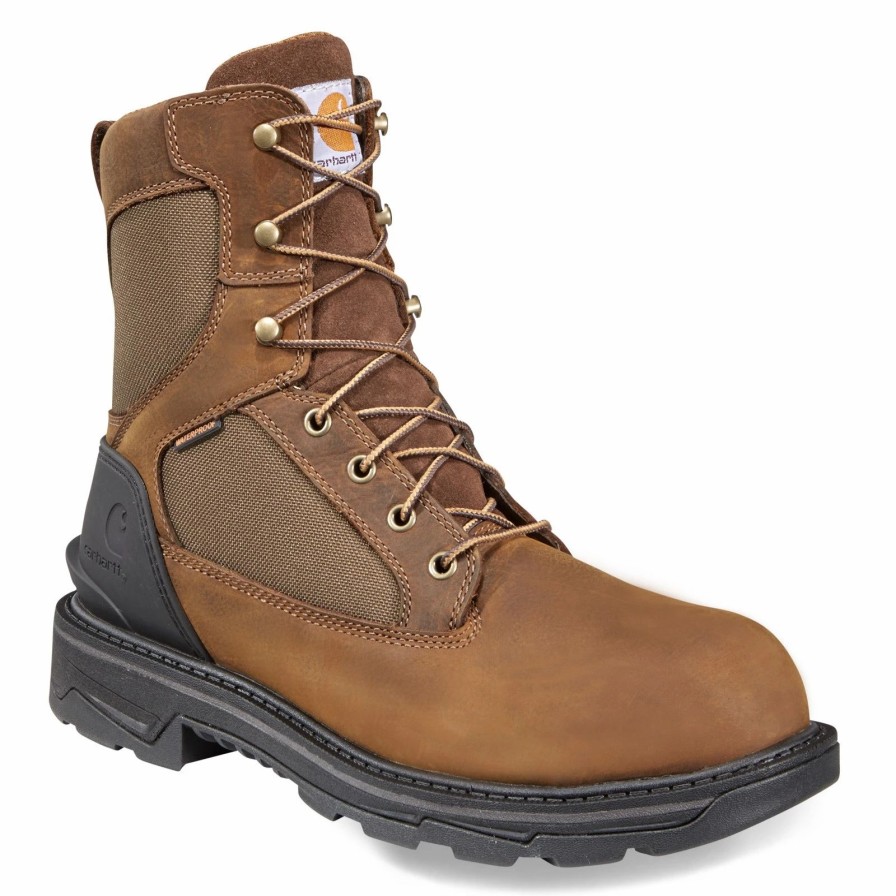 Boots * | Men'S Carhartt, Ironwood Wp 8In Alloy Toe Boot