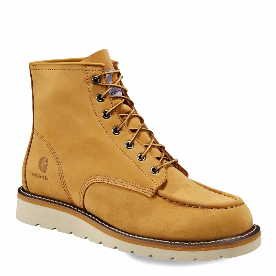 Boots * | Men'S Carhartt, 6 Inch Moc Soft Toe Wedge Work Boot