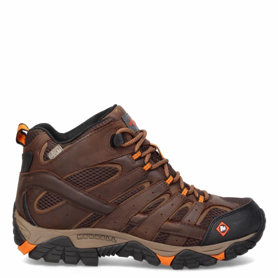 Boots * | Men'S Merrell, Moab Vertex Mid Waterproof Sr Wide Width