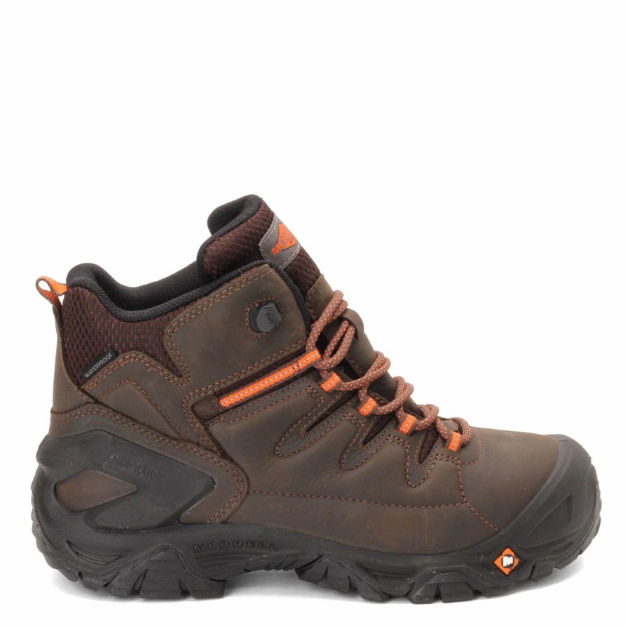 Boots * | Men'S Merrell Work, Strongfield 6 Inch Work Boot Wide Width