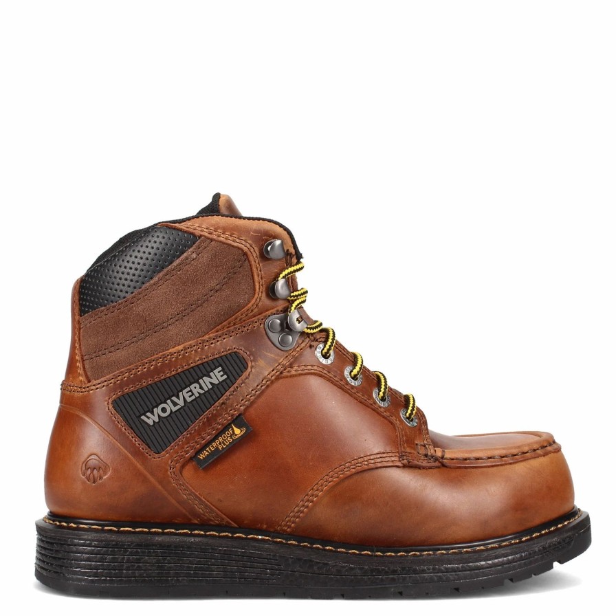 Boots * | Men'S Wolverine Boots, Hellcat Ultraspring Moc Toe Wedge Comp Toe Work Boot