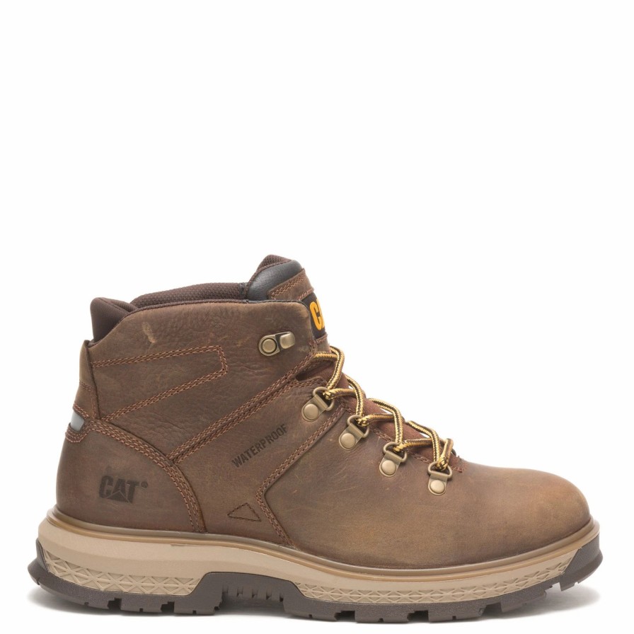 Boots * | Men'S Caterpillar, Exposition Hiker Wp Soft Toe Work Boot