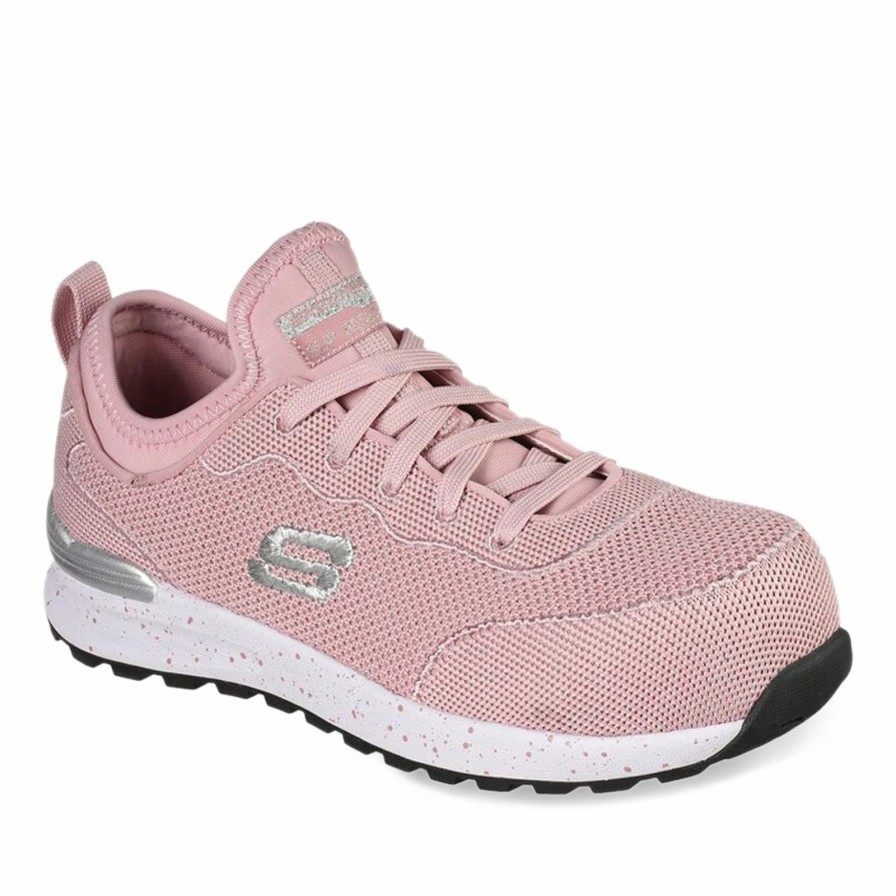 Sneakers * | Women'S Skechers Work, Bulklin Balran Comp Toe Work Shoe Wide Width