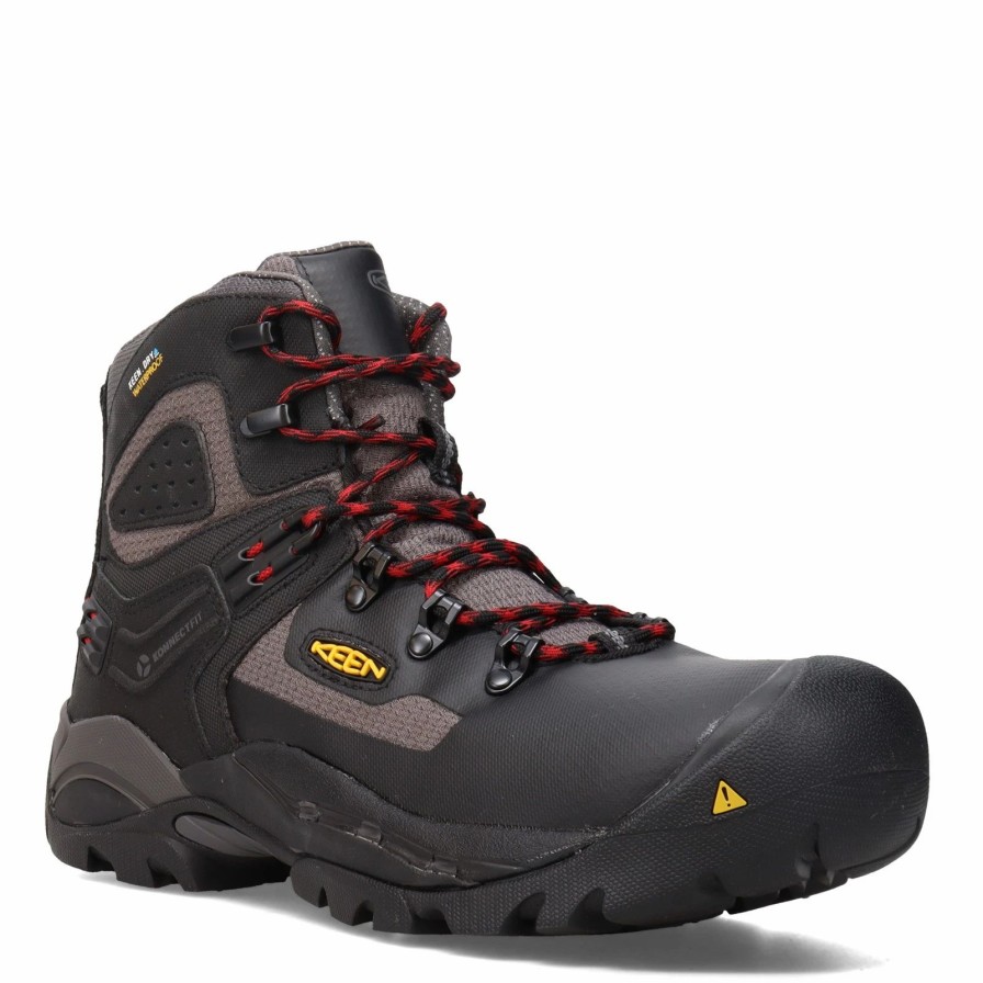 Boots * | Men'S Keen Utility, St Paul 6 In Carbon Toe Waterproof Boot