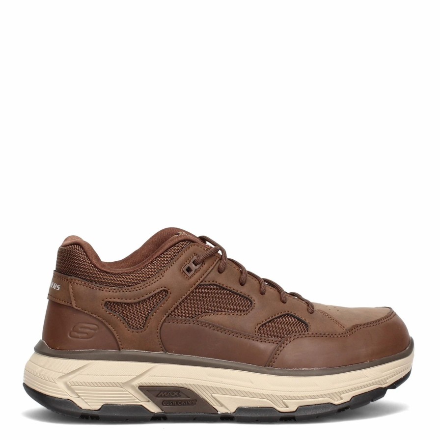 Sneakers * | Skechers Work Men'S Skechers, Max Stout Alloy Toe Work Shoe