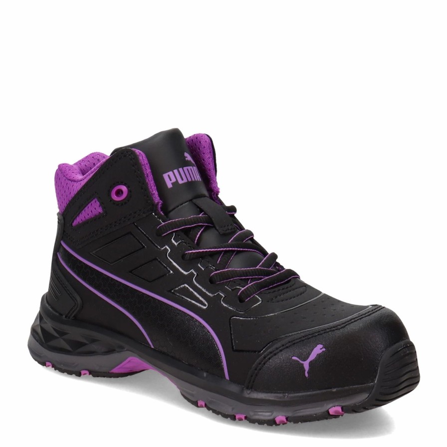 Sneakers * | Women'S Puma Safety, Stepper 2.0 Mid Work Shoe