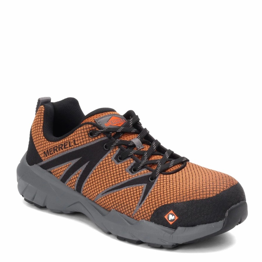 Sneakers * | Men'S Merrell Work, Fullbench 55 Alloy Toe Work Shoe