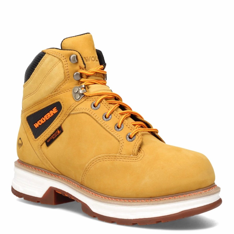 Boots * | Men'S Wolverine Boots, Hellcat Ultraspring 6In Soft Toe Work Boot