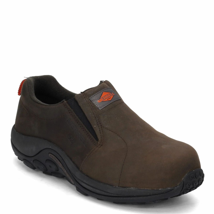 Slip-On * | Men'S Merrell, Jungle Moc Comp Toe Work Shoe