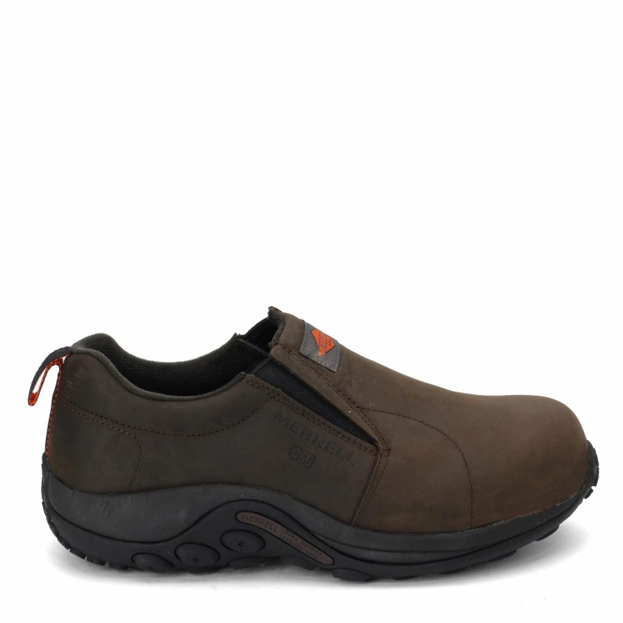 Slip-On * | Men'S Merrell, Jungle Moc Comp Toe Work Shoe