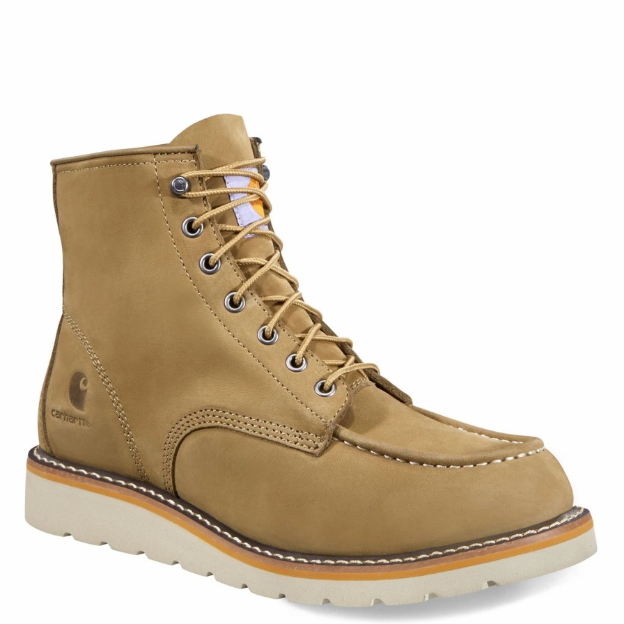 Boots * | Men'S Carhartt, 6 Inch Moc Soft Toe Wedge Work Boot