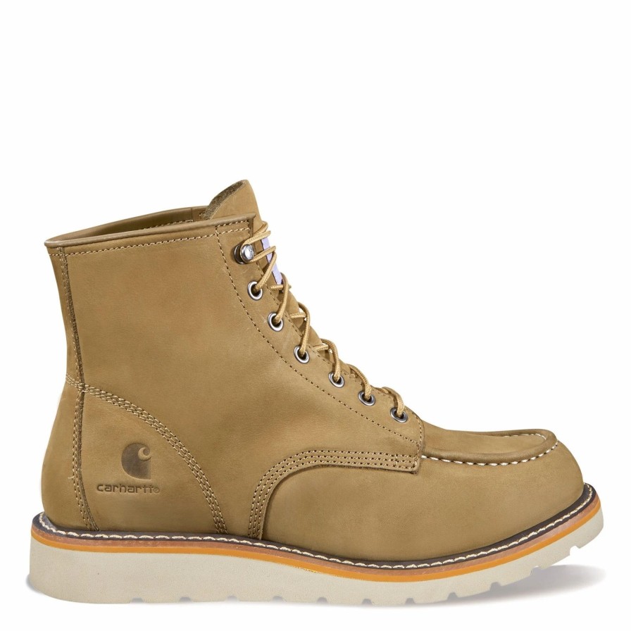 Boots * | Men'S Carhartt, 6 Inch Moc Soft Toe Wedge Work Boot