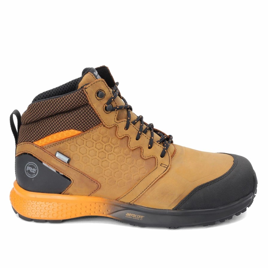 Boots * | Men'S Timberland Pro, Reaxion Mid Comp Toe Work Boot