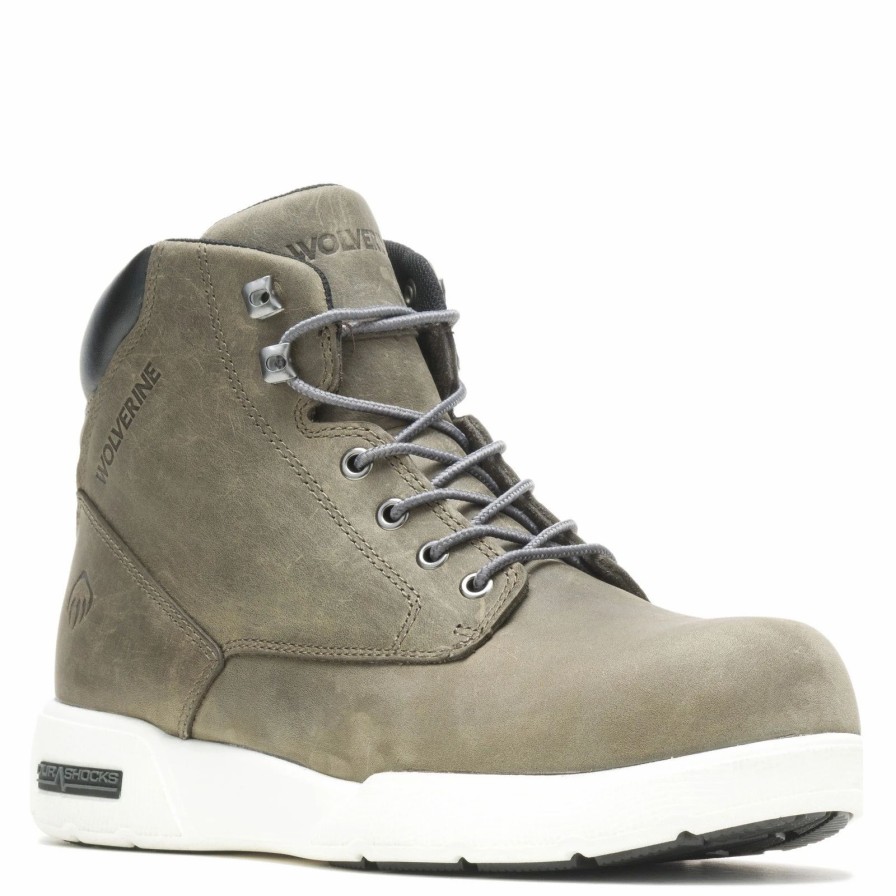 Boots * | Men'S Wolverine Boots, Kickstart Durashocks Ct Work Boot