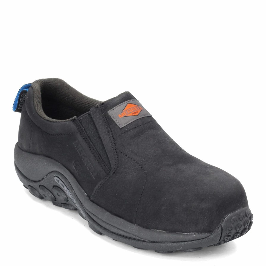 Slip-On * | Men'S Merrell, Jungle Moc Static Dissipative Work Shoe