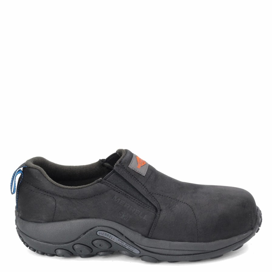 Slip-On * | Men'S Merrell, Jungle Moc Static Dissipative Work Shoe